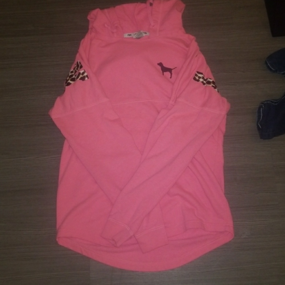 Pink hoodie